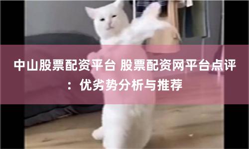 中山股票配资平台 股票配资网平台点评：优劣势分析与推荐