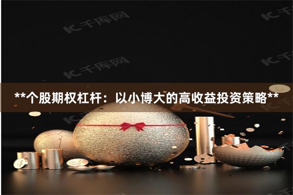 **个股期权杠杆：以小博大的高收益投资策略**